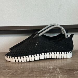 Ilse Jacobsen Tulip Women’s Slip-On Shoes Sneakers Size 37 (7) Black